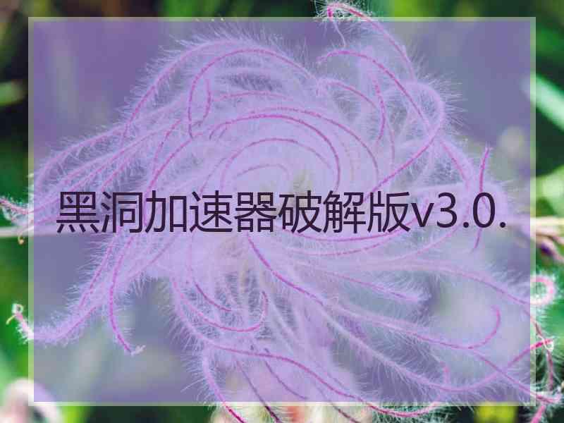黑洞加速器破解版v3.0. 黑洞加速器破解版v3.0.