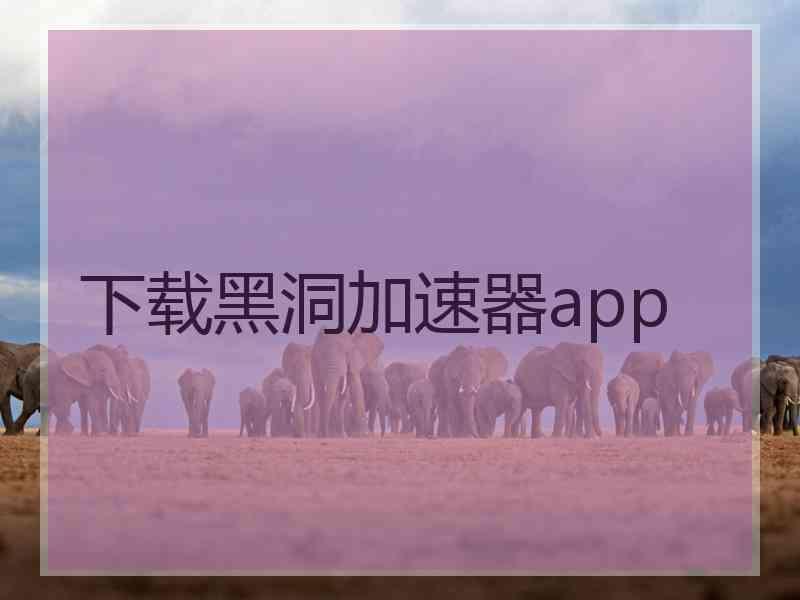 下载黑洞加速器app 下载黑洞加速器app