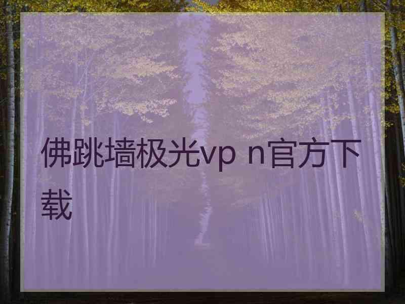 佛跳墙极光vp n官方下载 佛跳墙极光vp n官方下载