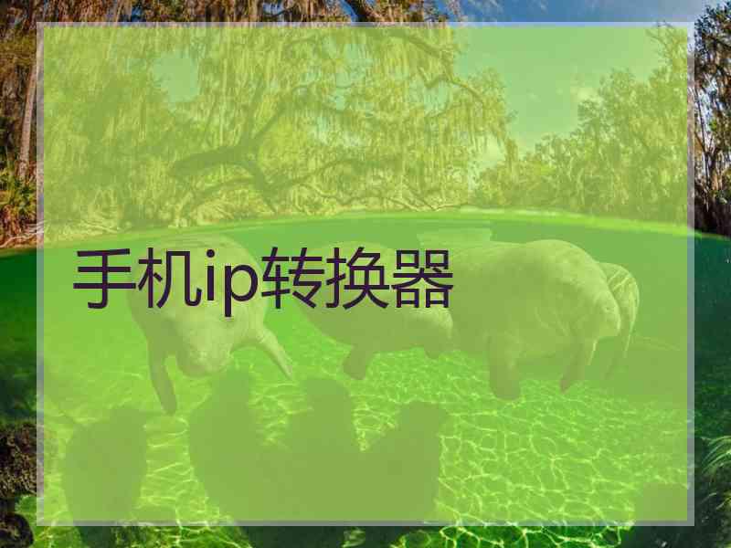 手机ip转换器 手机ip转换器