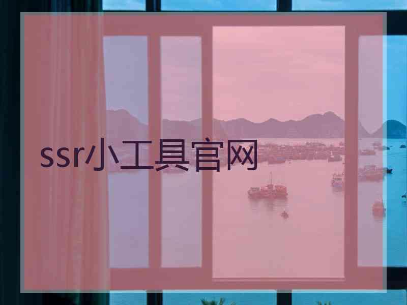 ssr小工具官网 ssr小工具官网