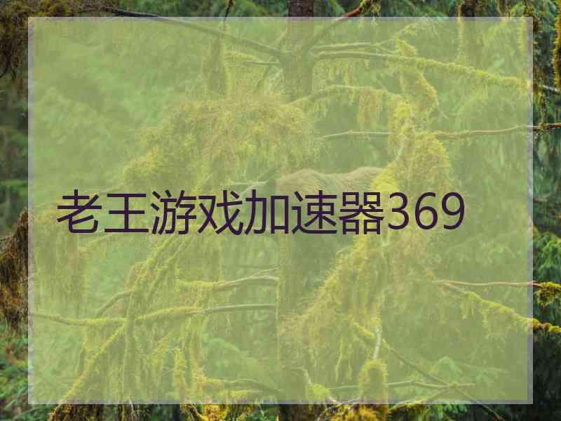 老王游戏加速器369 老王游戏加速器369