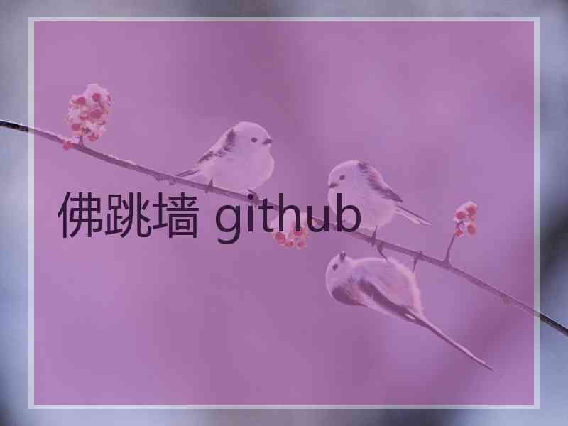 佛跳墙 github