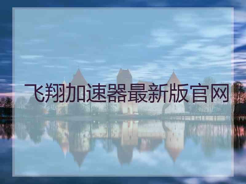 飞翔加速器最新版官网