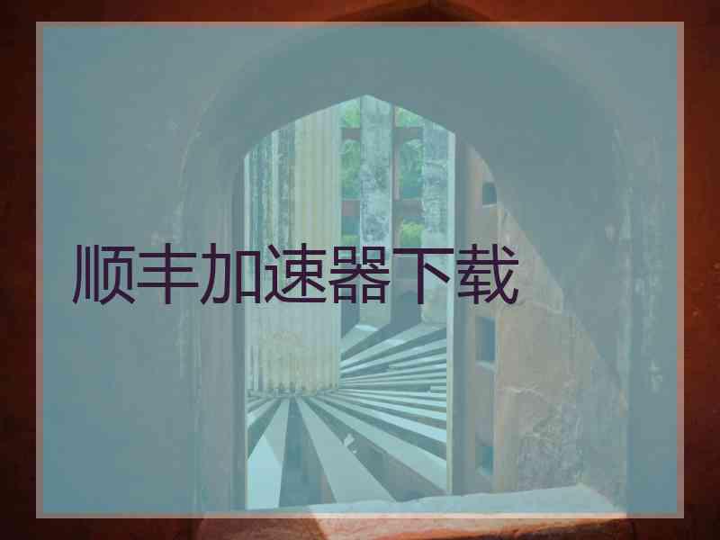顺丰加速器下载