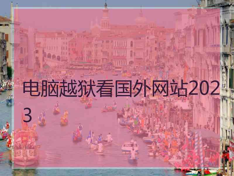 电脑越狱看国外网站2023