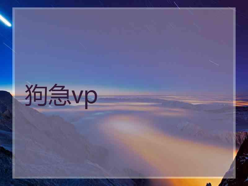 狗急vp