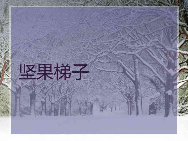 坚果梯子