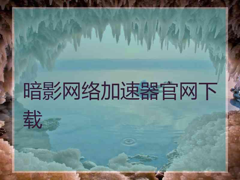 暗影网络加速器官网下载