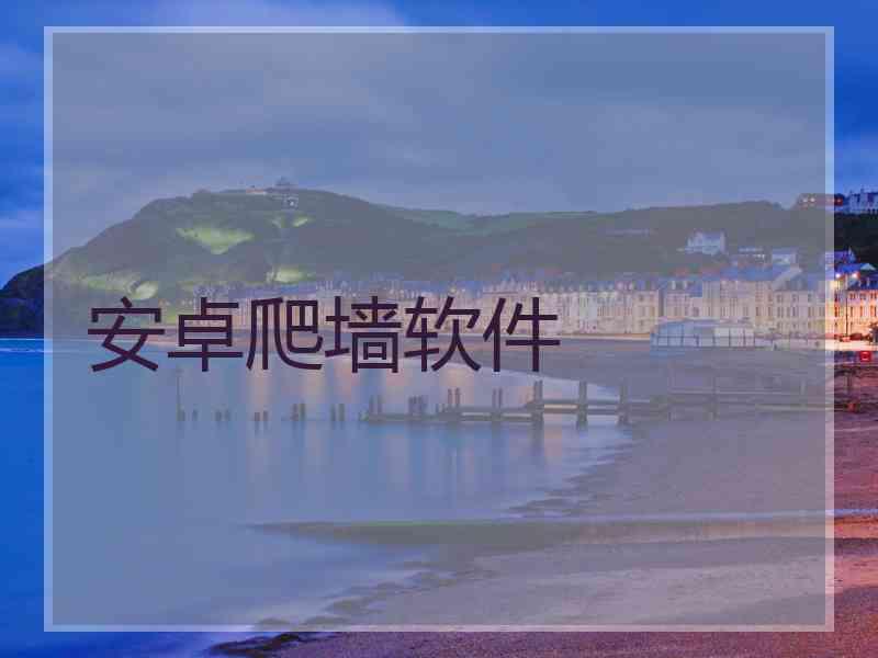安卓爬墙软件