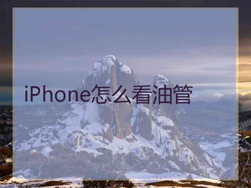 iPhone怎么看油管
