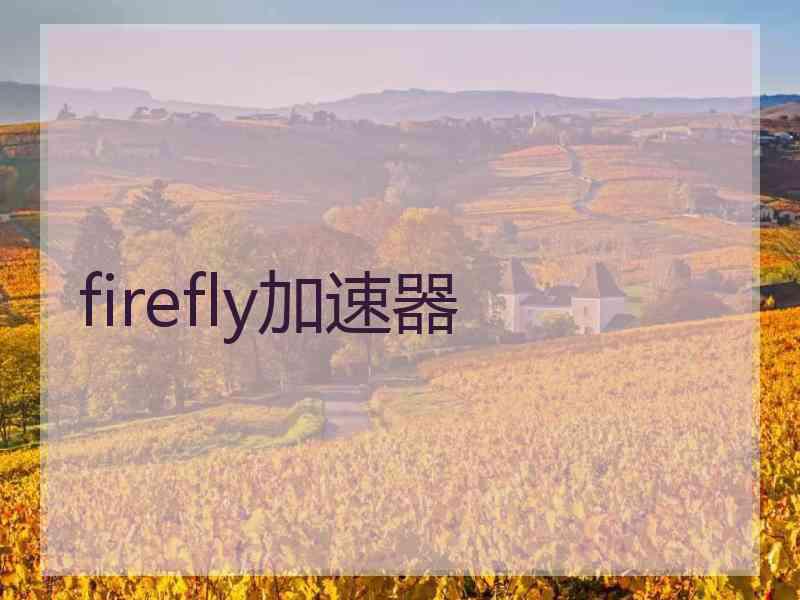 firefly加速器