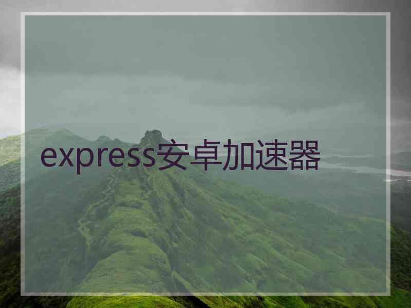 express安卓加速器