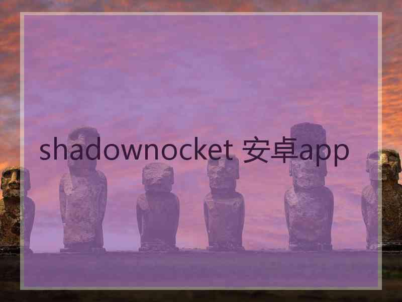 shadownocket 安卓app