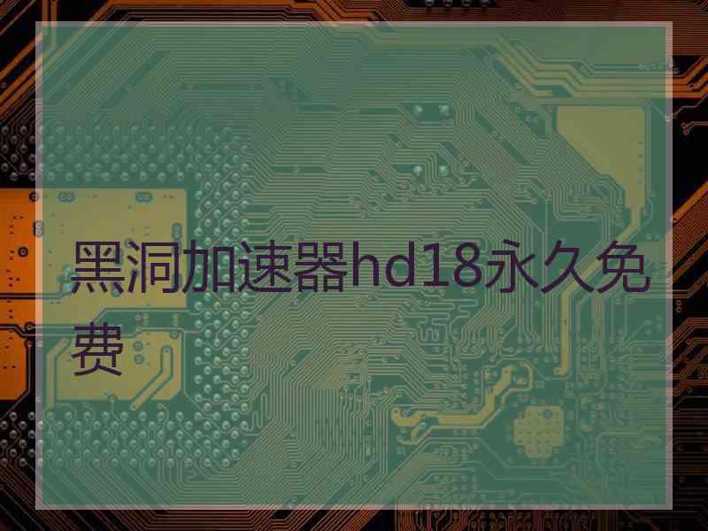 黑洞加速器hd18永久免费