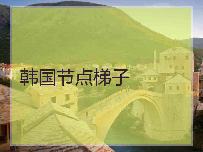 韩国节点梯子