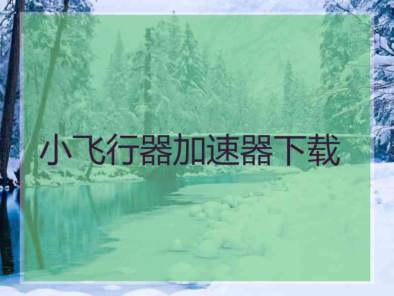 小飞行器加速器下载